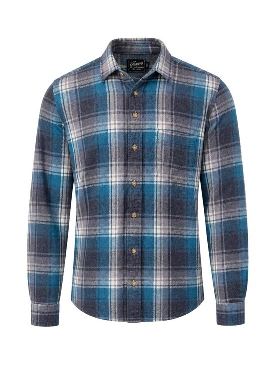 Grayers Other - Grayers Jaspe Grunge Kurt Cobain Flannel Shirt Men's XL Blue Gray Plaid 90s